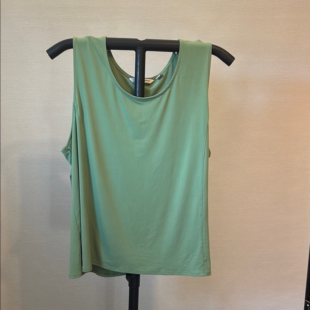 Avenue Sage Green Sleeveless Too